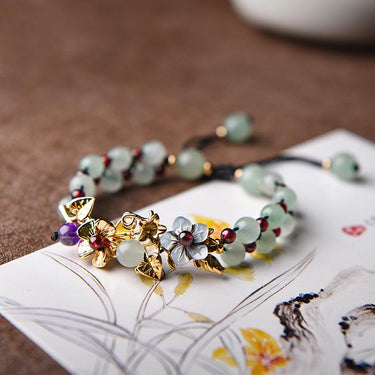 Green Jade Elegant Charm Bracelet-Your Soul Place